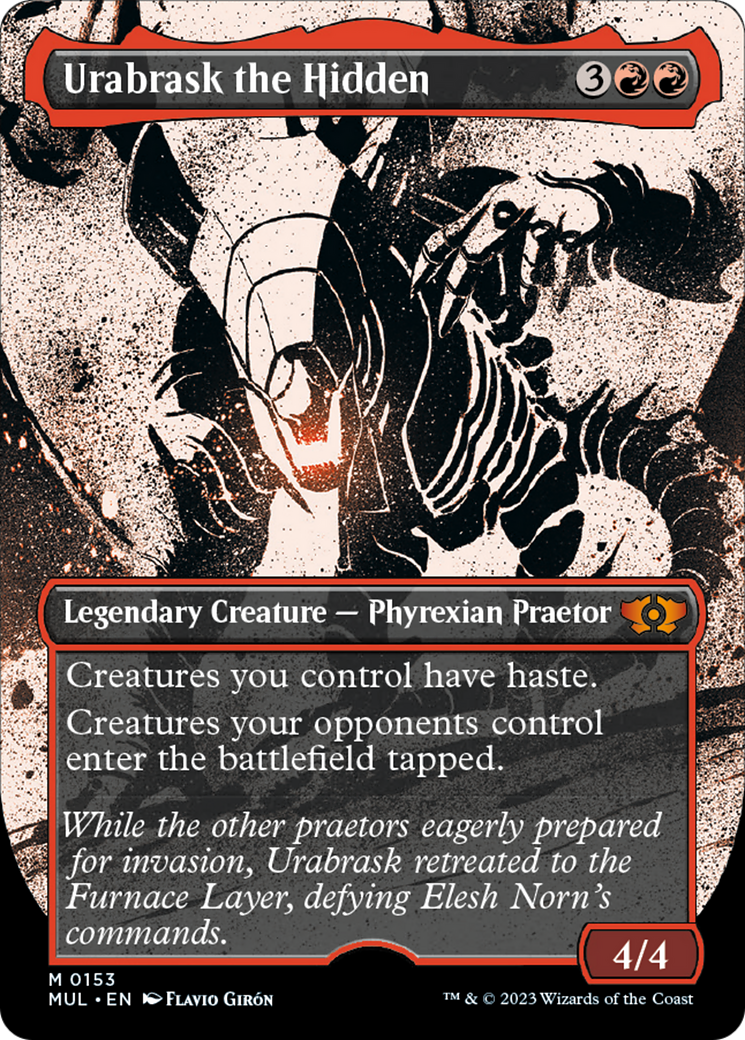 Urabrask the Hidden (Halo Foil) [Multiverse Legends] | Gamers Paradise