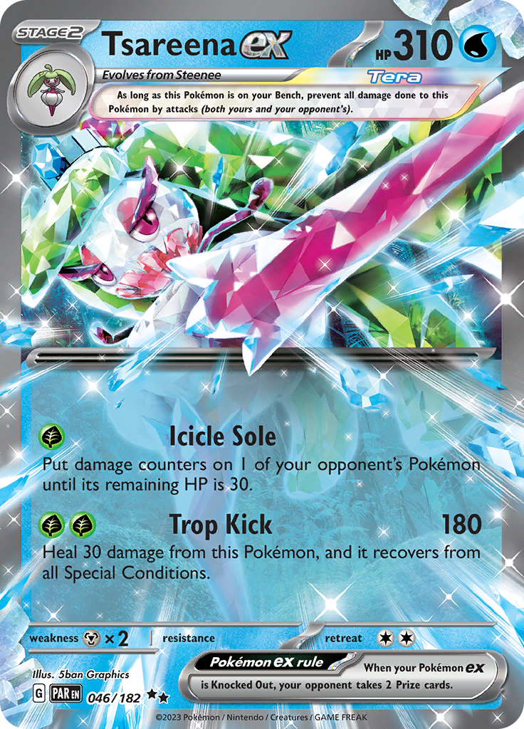 Tsareena ex (046/182) [Scarlet & Violet: Paradox Rift] | Gamers Paradise