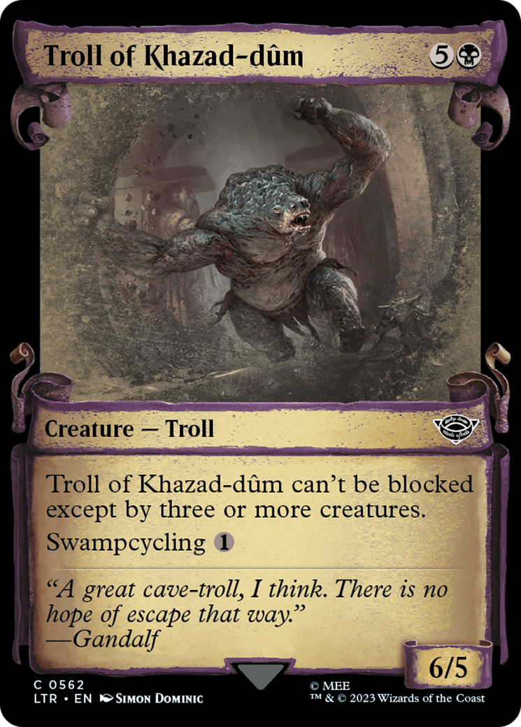 Troll of Khazad-dum [The Lord of the Rings: Tales of Middle-Earth Showcase Scrolls] | Gamers Paradise