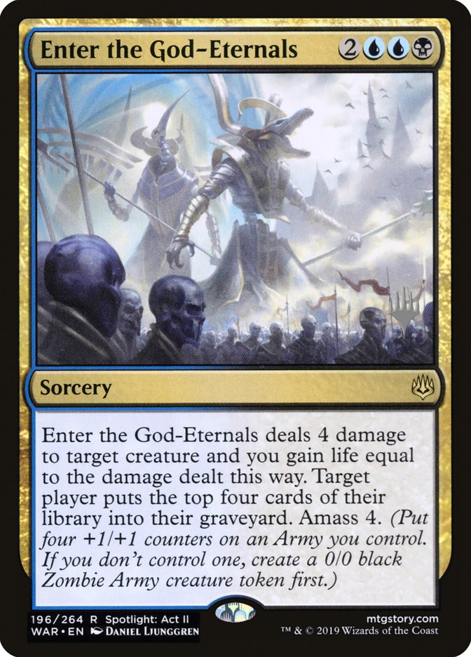 Enter the God-Eternals (Promo Pack) [War of the Spark Promos] | Gamers Paradise
