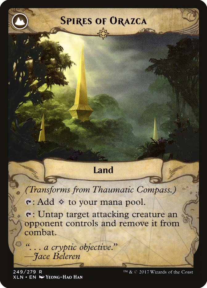 Thaumatic Compass // Spires of Orazca [Ixalan] | Gamers Paradise