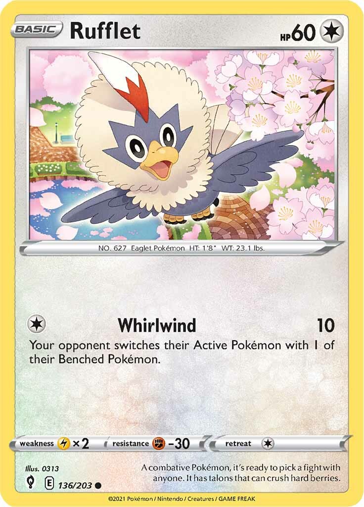 Rufflet (136/203) [Sword & Shield: Evolving Skies] | Gamers Paradise