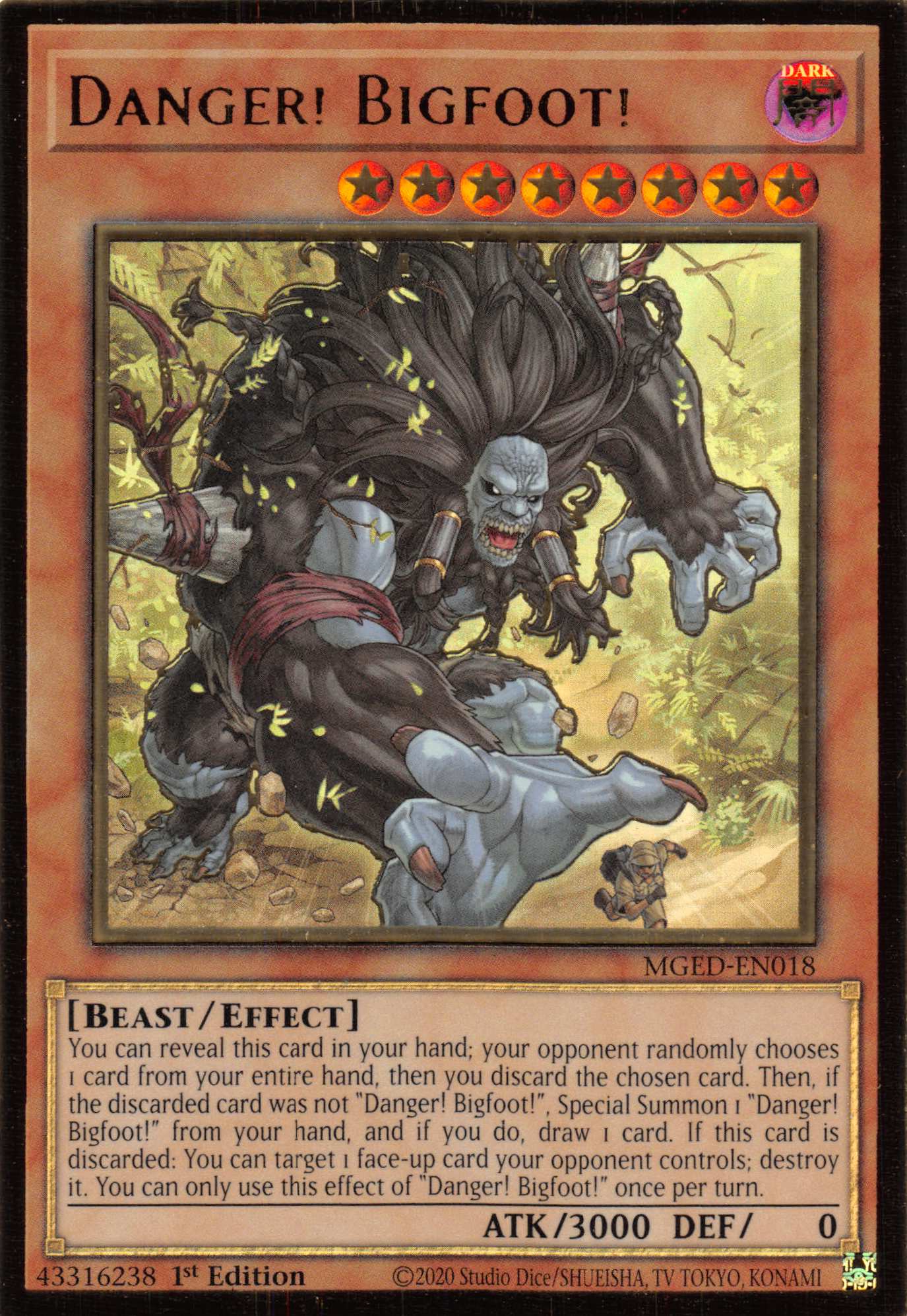 Danger! Bigfoot! [MGED-EN018] Gold Rare | Gamers Paradise