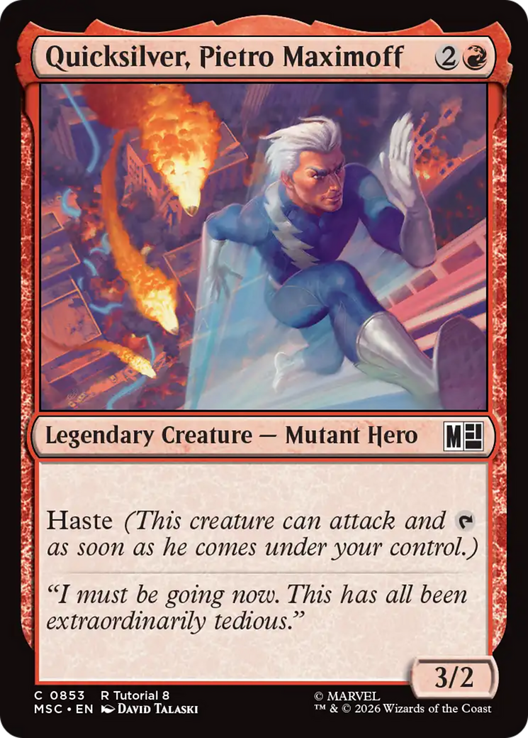 Quicksilver, Pietro Maximoff (0853) [Marvel Super Heroes Commander] | Gamers Paradise