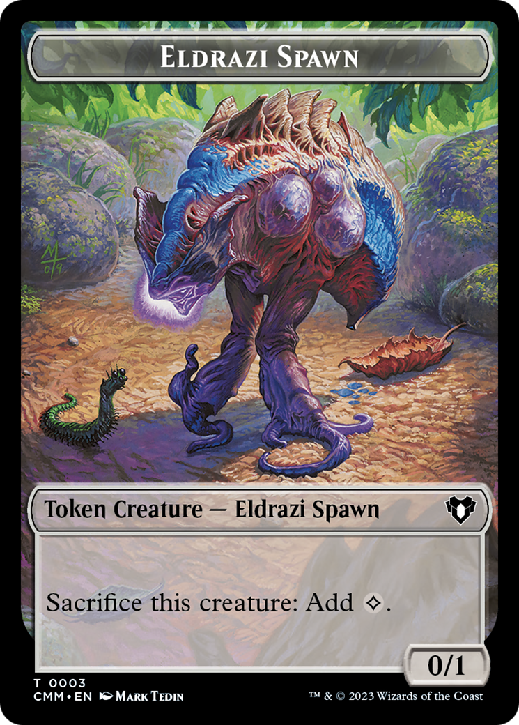 Eldrazi Spawn // Construct (0042) Double-Sided Token [Commander Masters Tokens] | Gamers Paradise