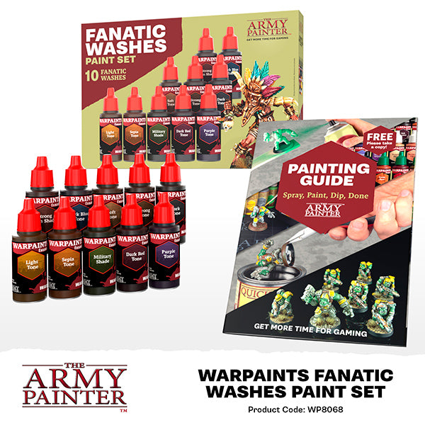 Warpaints Fanatic: Washes Paint Set | Gamers Paradise