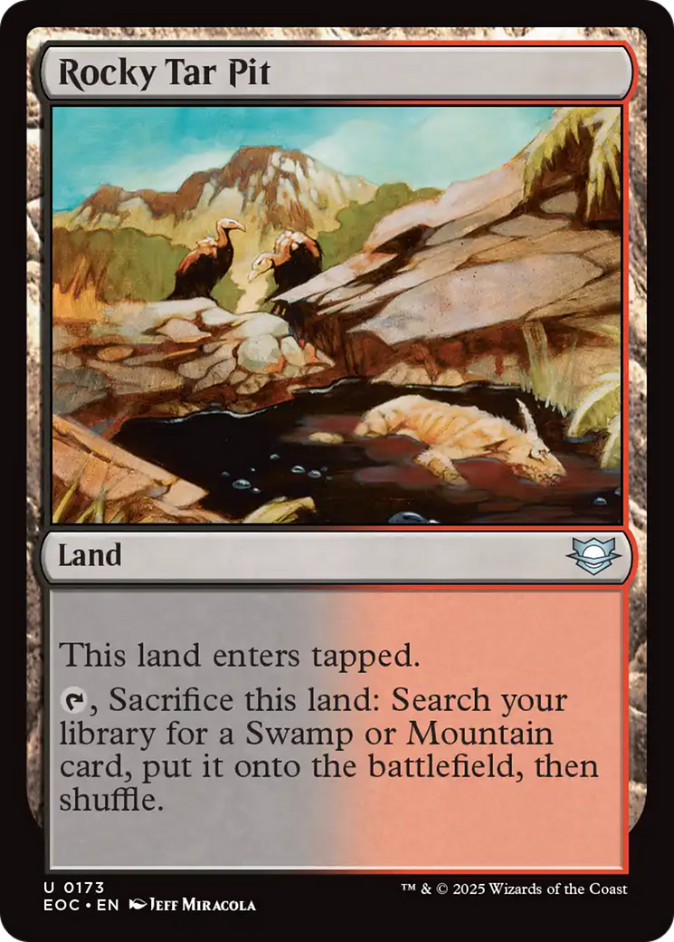 Rocky Tar Pit [Edge of Eternities Commander] | Gamers Paradise