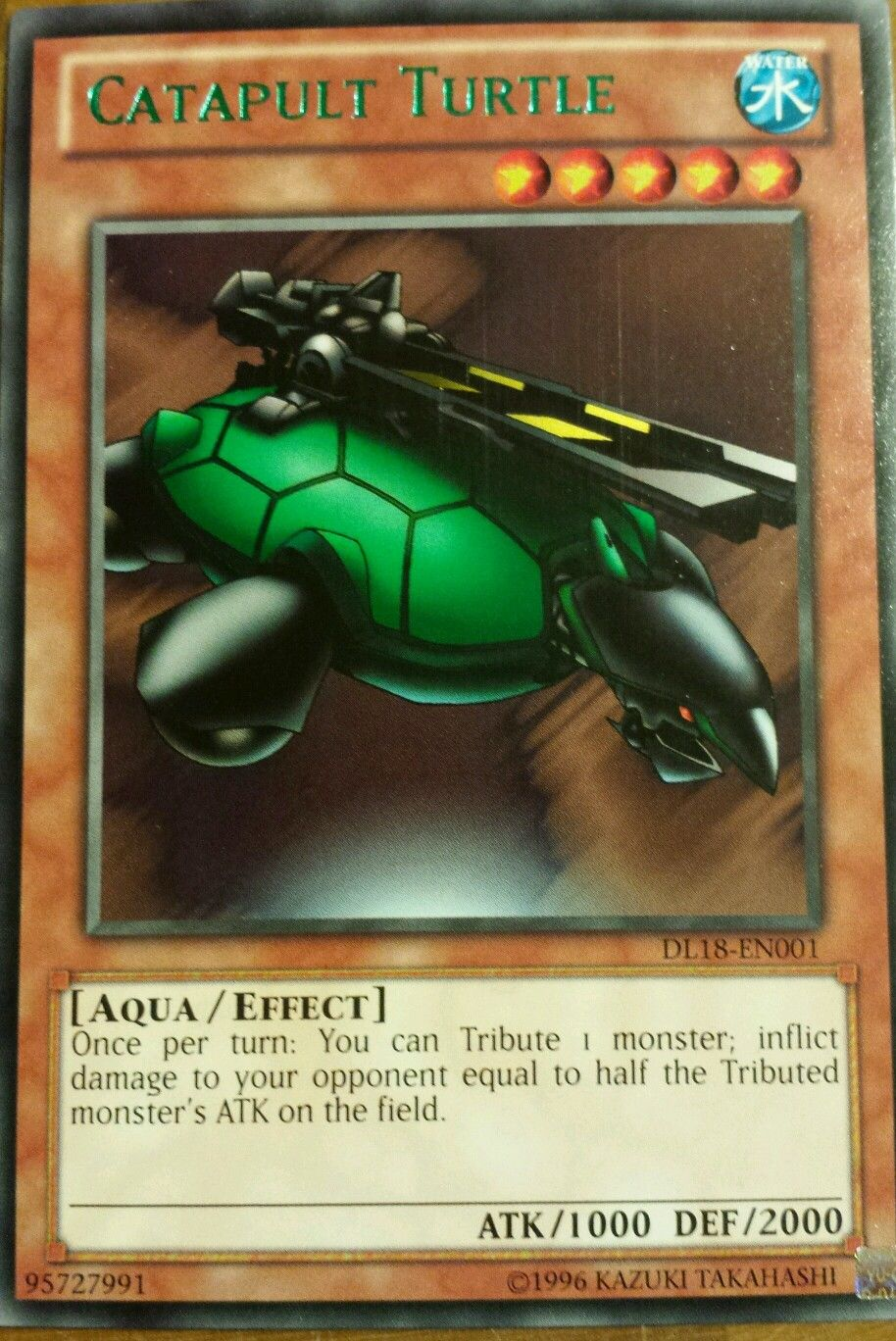 Catapult Turtle (Green) [DL18-EN001] Rare | Gamers Paradise