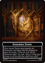 On an Adventure // Enduring Story Double Sided Token [The Hobbit Tokens] | Gamers Paradise