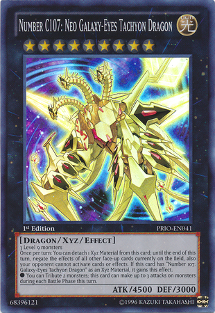 Number C107: Neo Galaxy-Eyes Tachyon Dragon [PRIO-EN041] Ultimate Rare | Gamers Paradise