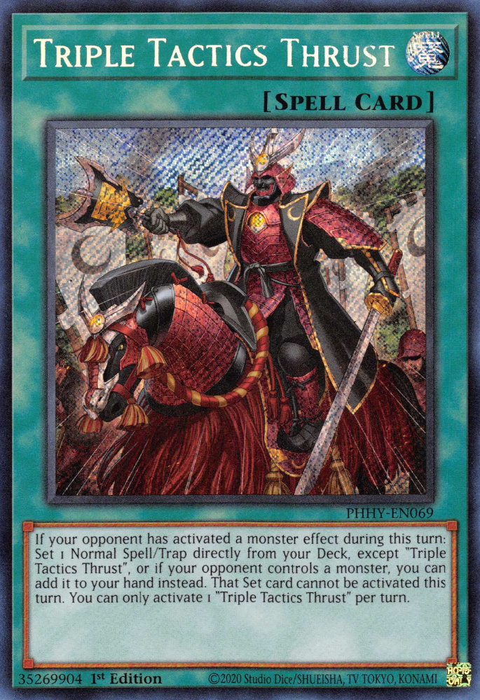 Triple Tactics Thrust [PHHY-EN069] Secret Rare | Gamers Paradise