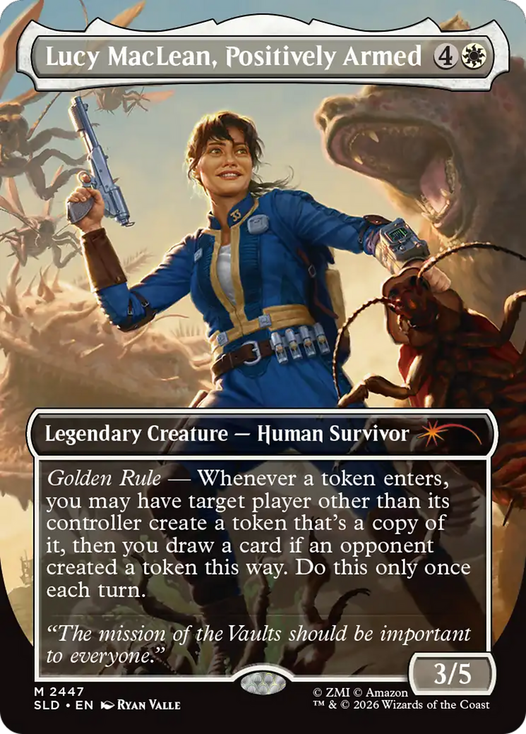 Lucy MacLean, Positively Armed [Secret Lair Drop Series] | Gamers Paradise
