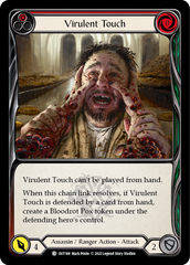 Virulent Touch (Red) [OUT168] (Outsiders)  Rainbow Foil | Gamers Paradise