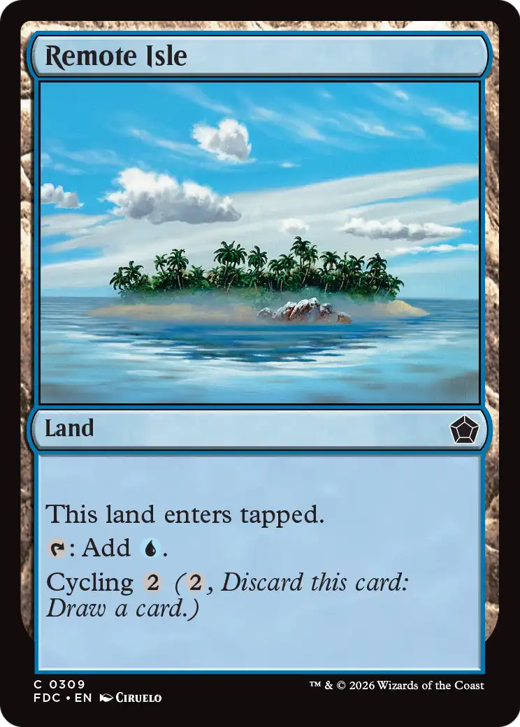 Remote Isle [Foundations Commander] | Gamers Paradise