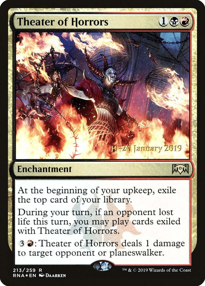 Theater of Horrors [Ravnica Allegiance Prerelease Promos] | Gamers Paradise