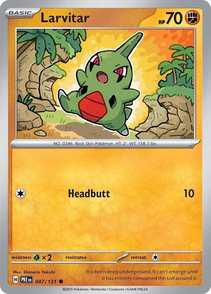 Larvitar (047/131) [Scarlet & Violet: Prismatic Evolutions] | Gamers Paradise