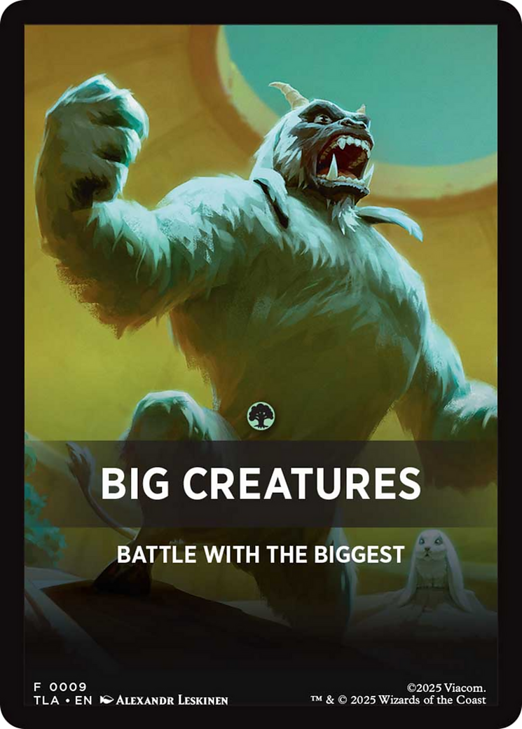 Big Creatures Theme Card [Avatar: The Last Airbender] | Gamers Paradise