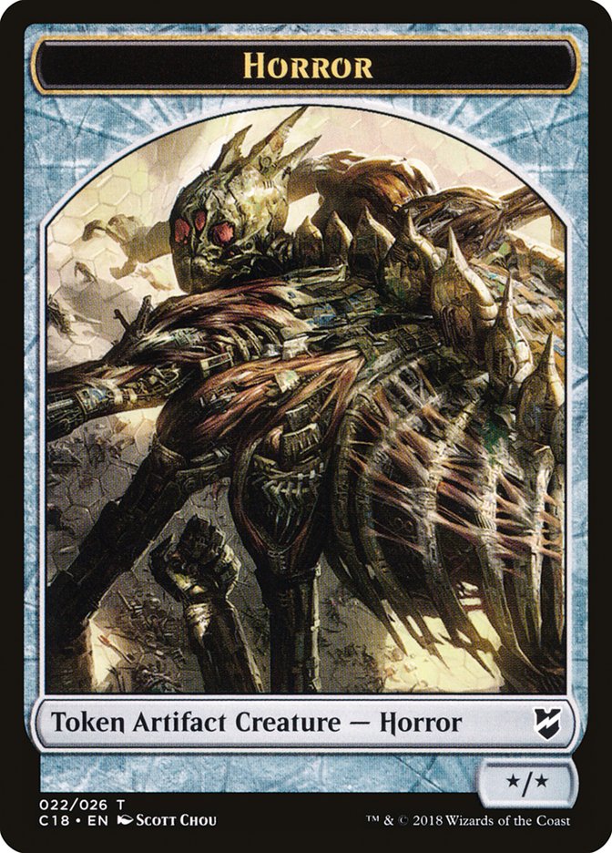 Horror Token [Commander 2018 Tokens] | Gamers Paradise