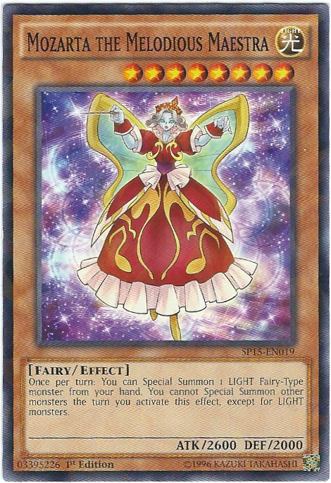 Mozarta the Melodious Maestra [SP15-EN019] Shatterfoil Rare | Gamers Paradise