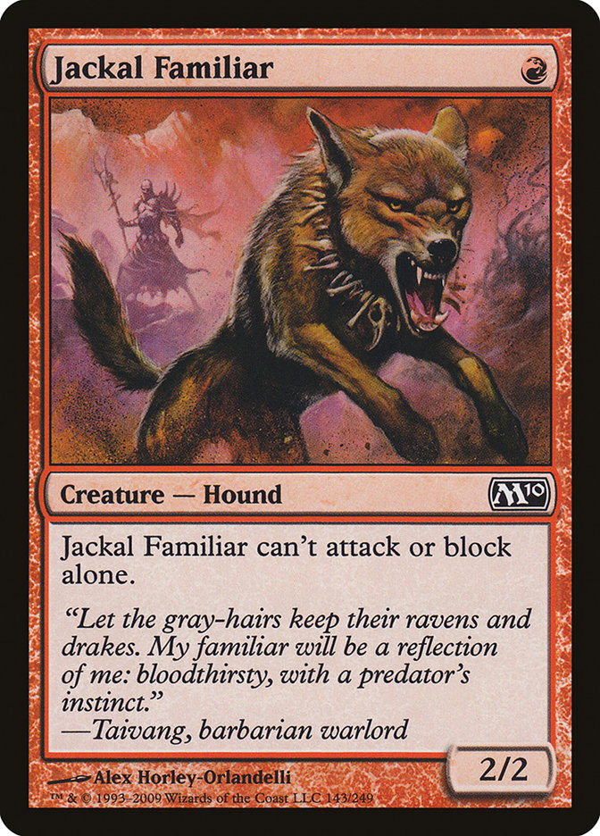 Jackal Familiar [Magic 2010] | Gamers Paradise