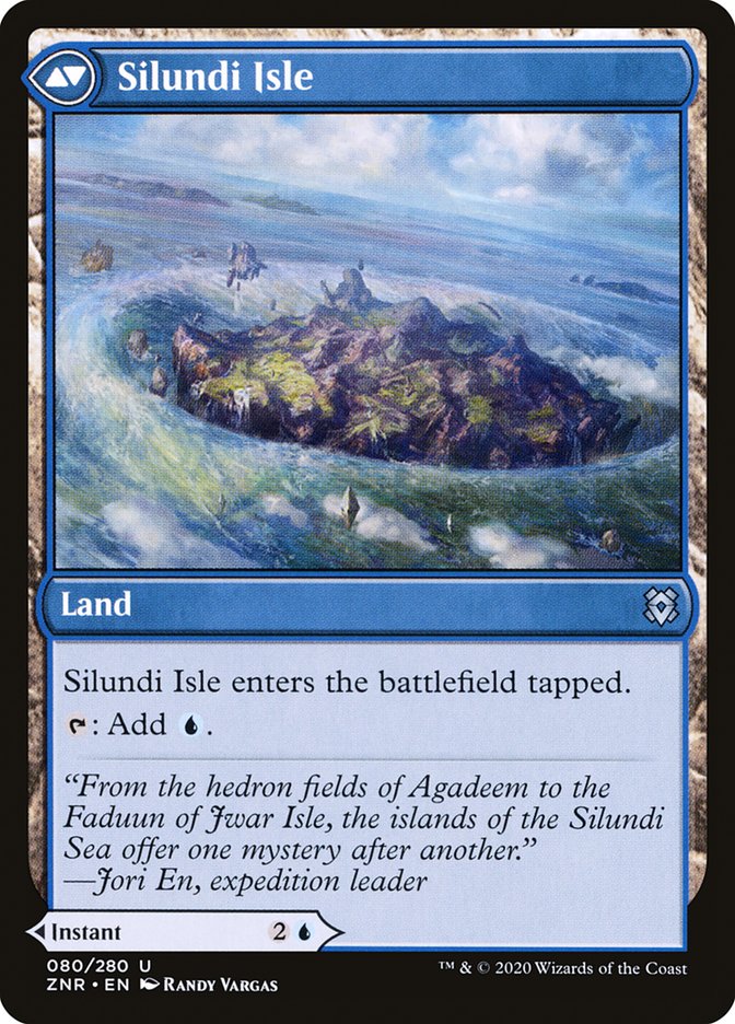 Silundi Vision // Silundi Isle [Zendikar Rising] | Gamers Paradise