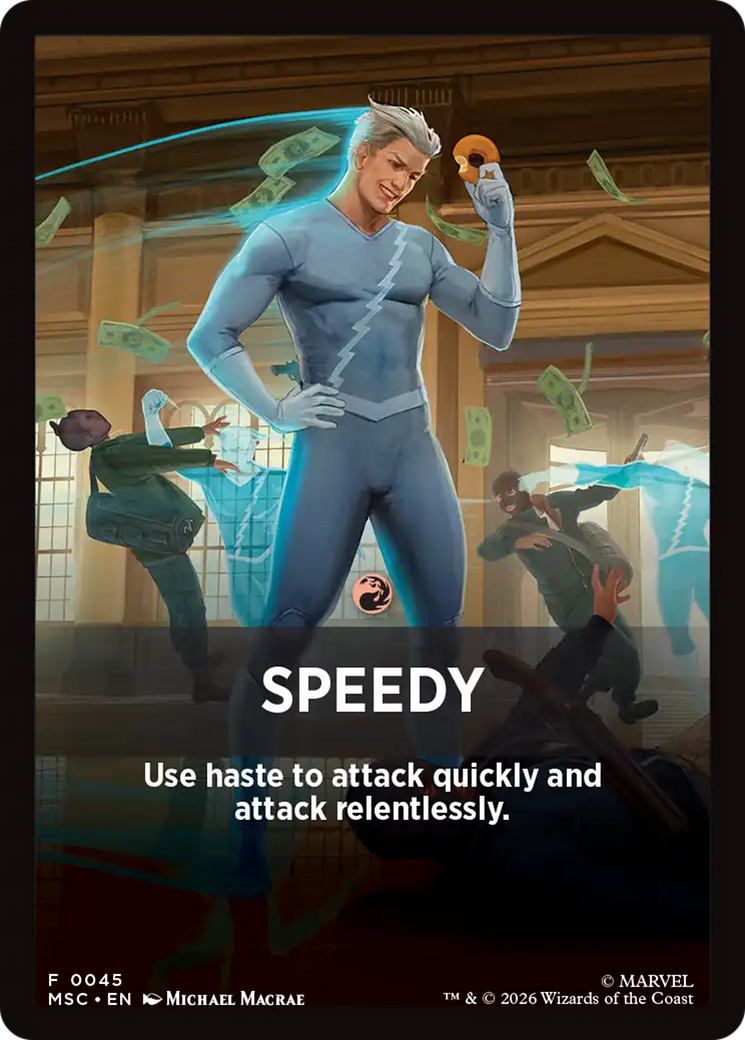 Speedy Theme Card [Marvel Super Heroes Commander] | Gamers Paradise