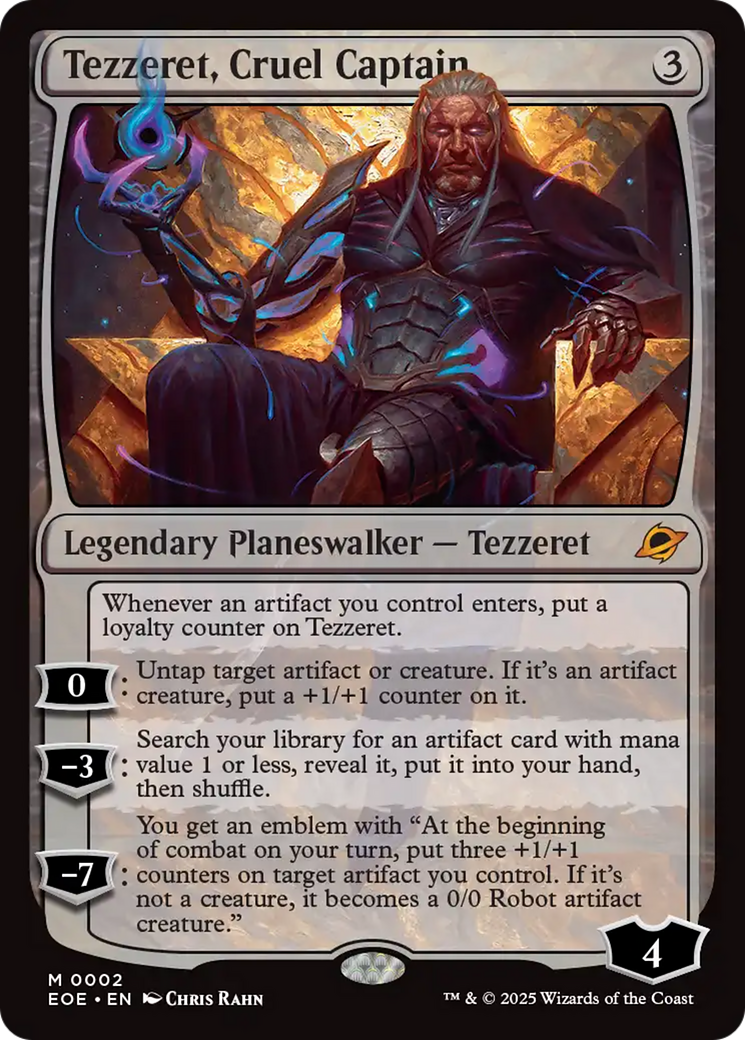 Tezzeret, Cruel Captain [Edge of Eternities] | Gamers Paradise