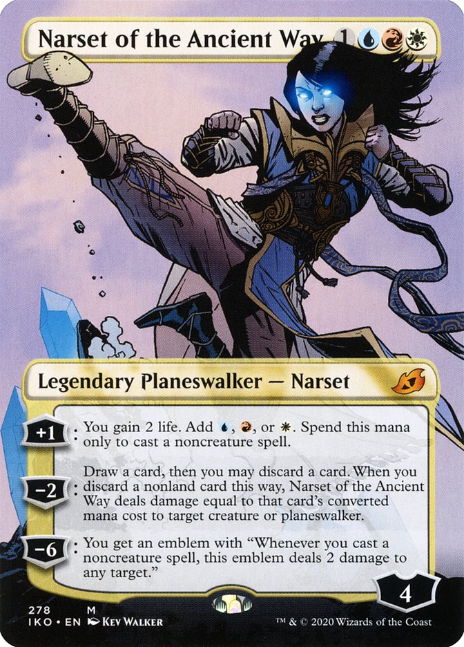 Narset of the Ancient Way (Borderless) [Ikoria: Lair of Behemoths] | Gamers Paradise