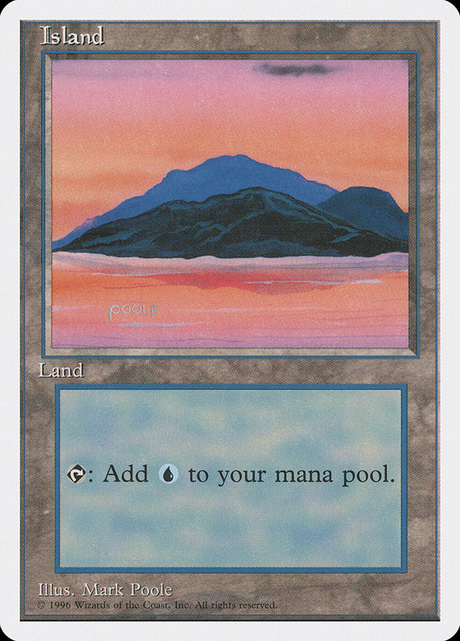 Island (Signature on Bottom Left) [Introductory Two-Player Set] | Gamers Paradise