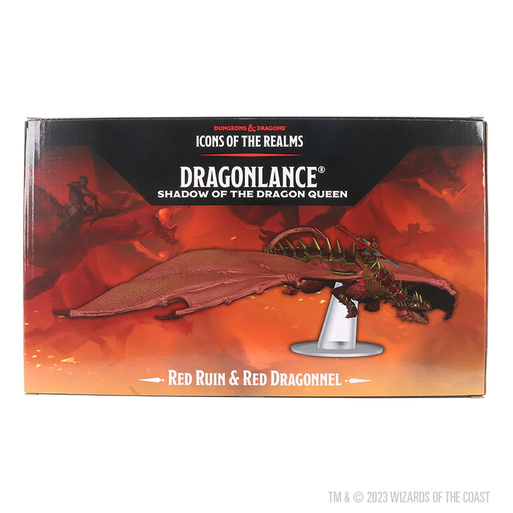 D&D ICONS OF THE REALMS: DRAGONLANCE - RED RUIN & RED DRAGONNEL | Gamers Paradise