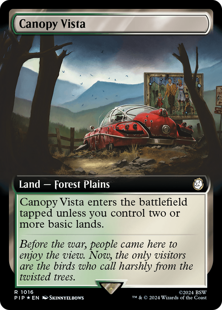 Canopy Vista (Extended Art) (Surge Foil) [Fallout] | Gamers Paradise
