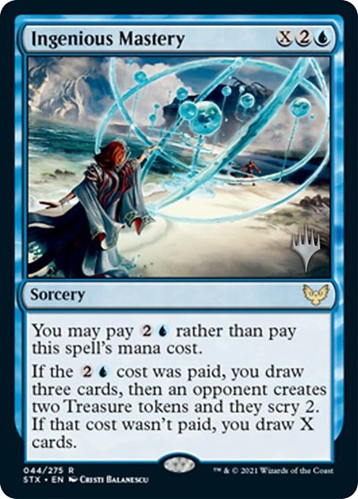 Ingenious Mastery (Promo Pack) [Strixhaven: School of Mages Promos] | Gamers Paradise