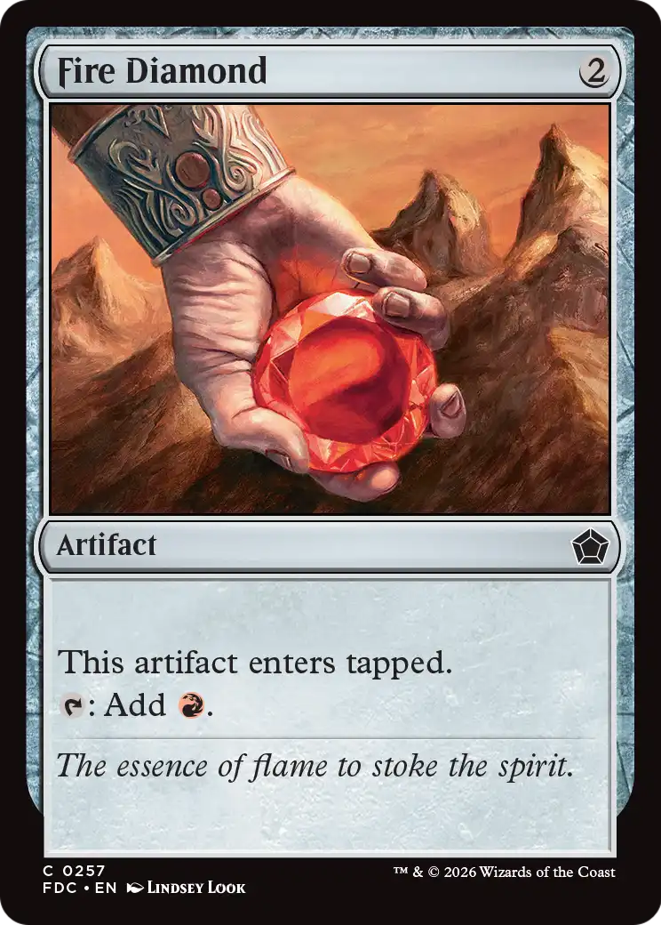 Fire Diamond [Foundations Commander] | Gamers Paradise