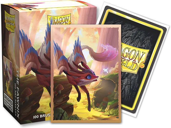 Dragon Shield: Standard 100ct Brushed Art Sleeves - The Fawnix | Gamers Paradise