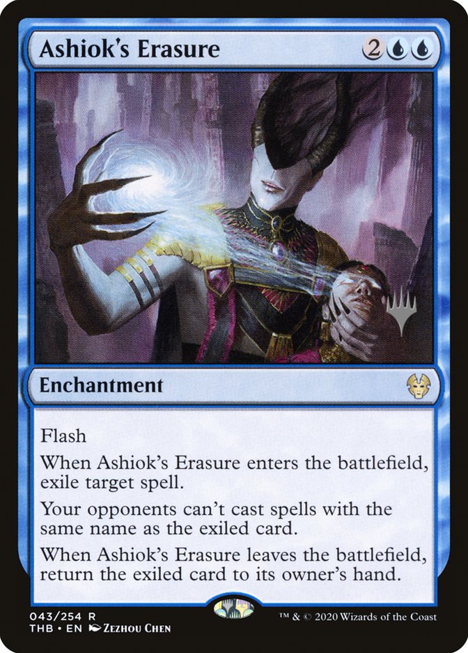 Ashiok's Erasure (Promo Pack) [Theros Beyond Death Promos] | Gamers Paradise