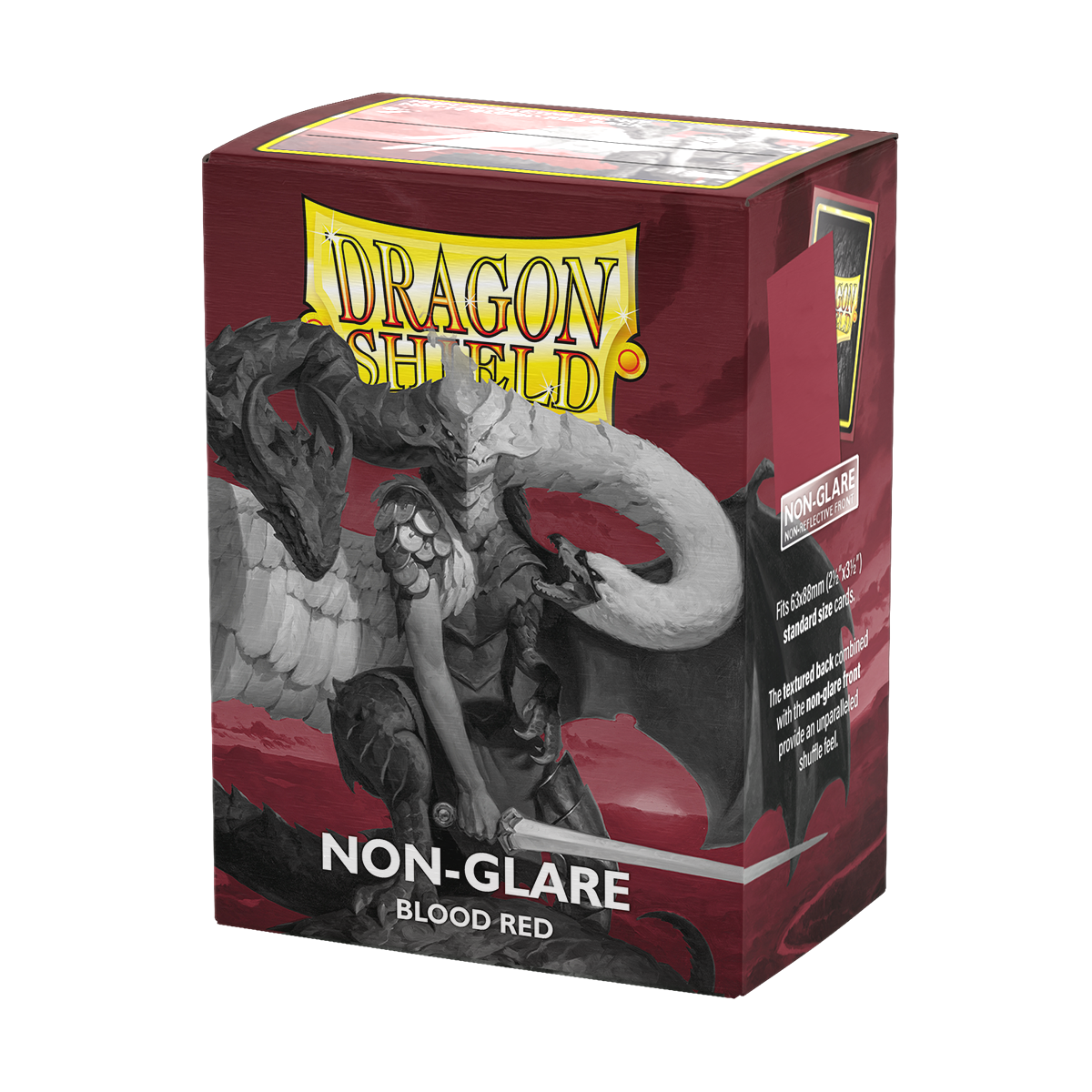 Dragon Shield Non-Glare Matte Blood Red Sleeves (100-Pack) | Gamers Paradise