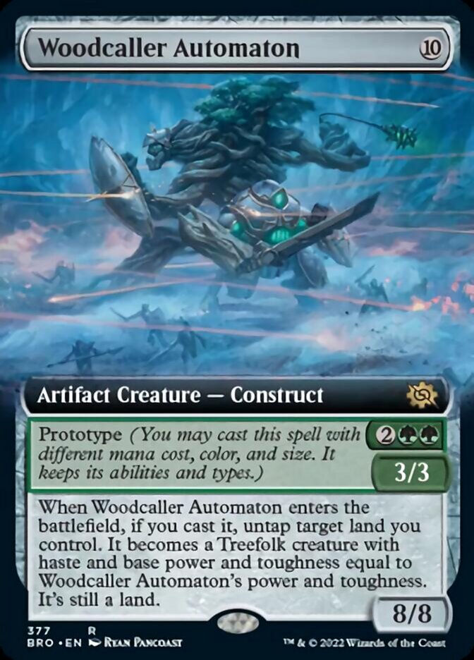 Woodcaller Automaton (Extended Art) [The Brothers' War] | Gamers Paradise