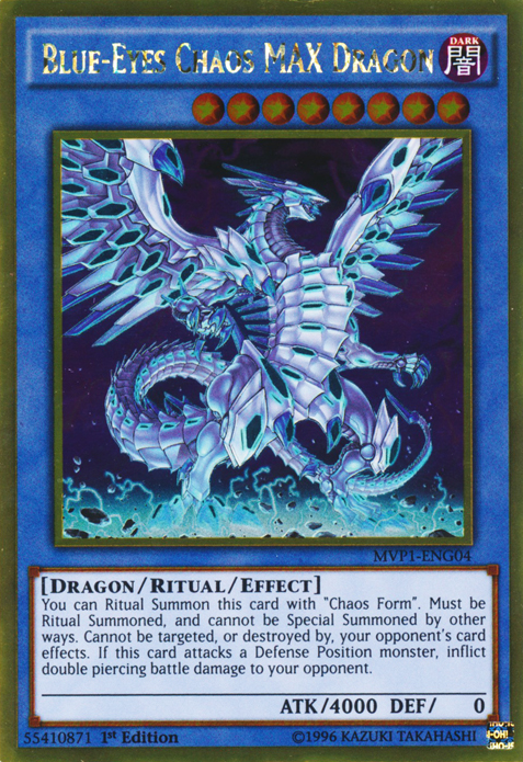 Blue-Eyes Chaos MAX Dragon [MVP1-ENG04] Gold Rare | Gamers Paradise