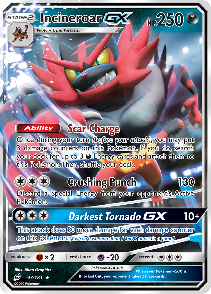 Incineroar GX (97/181) [Sun & Moon: Team Up] | Gamers Paradise