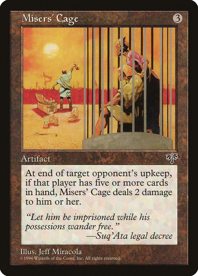 Misers' Cage [Mirage] | Gamers Paradise