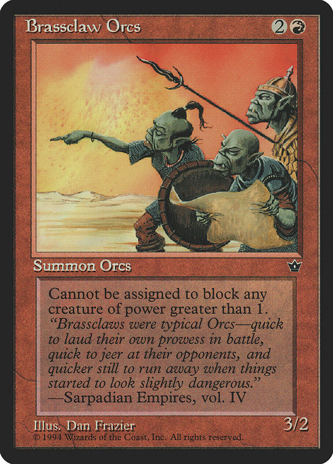Brassclaw Orcs (Dan Frazier) [Fallen Empires] | Gamers Paradise