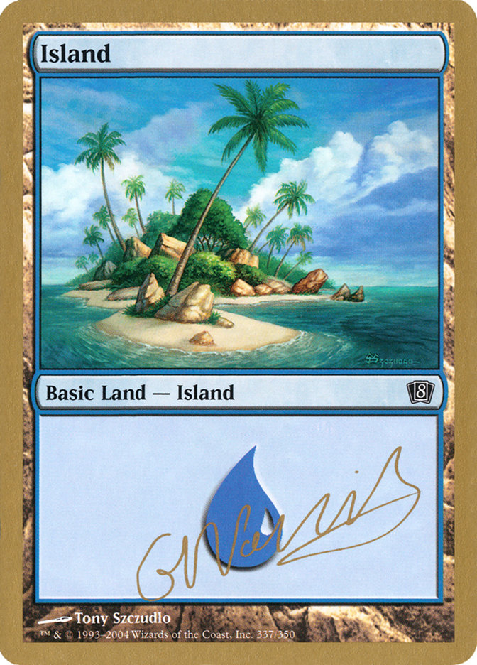 Island (gn337) (Gabriel Nassif) [World Championship Decks 2004] | Gamers Paradise