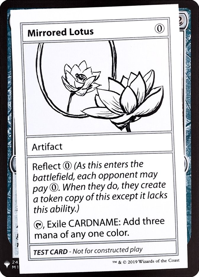 Mirrored Lotus [Mystery Booster Playtest Cards] | Gamers Paradise