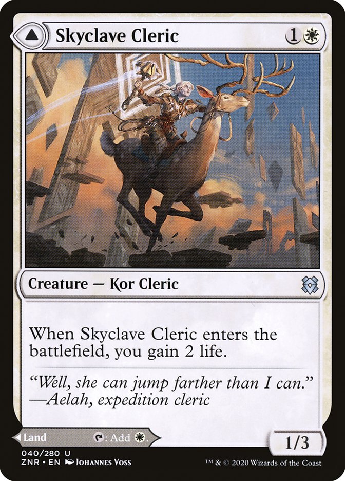 Skyclave Cleric // Skyclave Basilica [Zendikar Rising] | Gamers Paradise