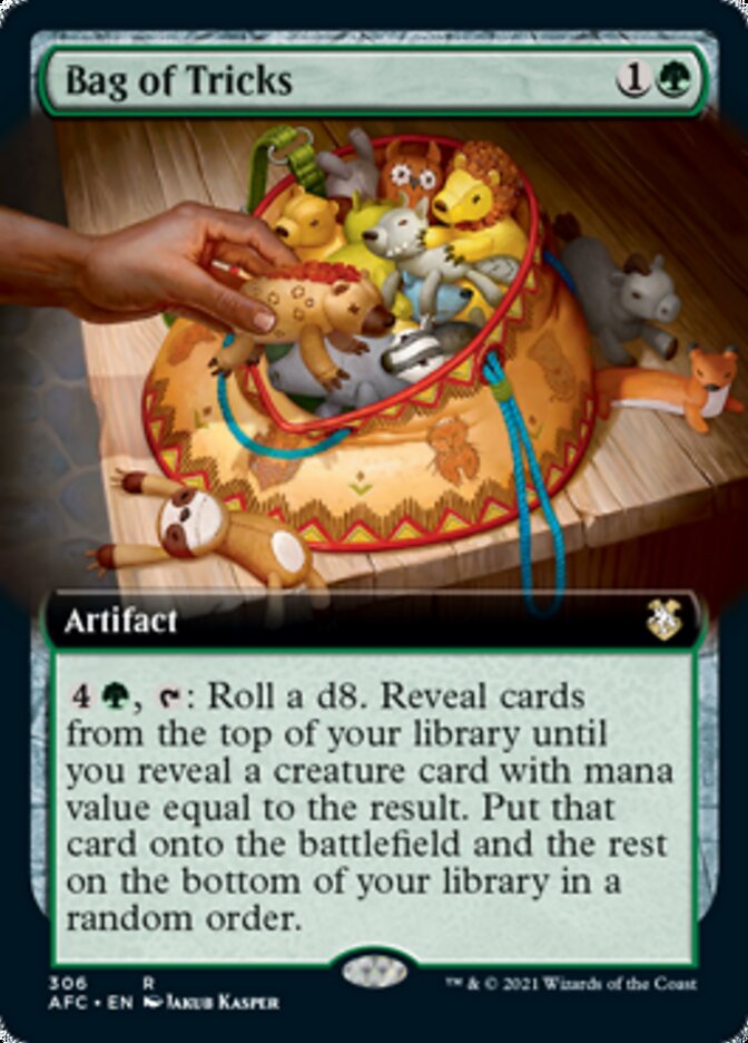Bag of Tricks (Extended Art) [Dungeons & Dragons: Adventures in the Forgotten Realms Commander] | Gamers Paradise