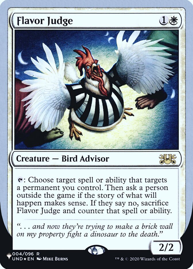 Flavor Judge (Unfinity Foil Edition) [The List] | Gamers Paradise