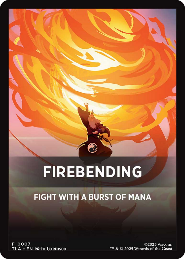 Firebending Theme Card [Avatar: The Last Airbender] | Gamers Paradise