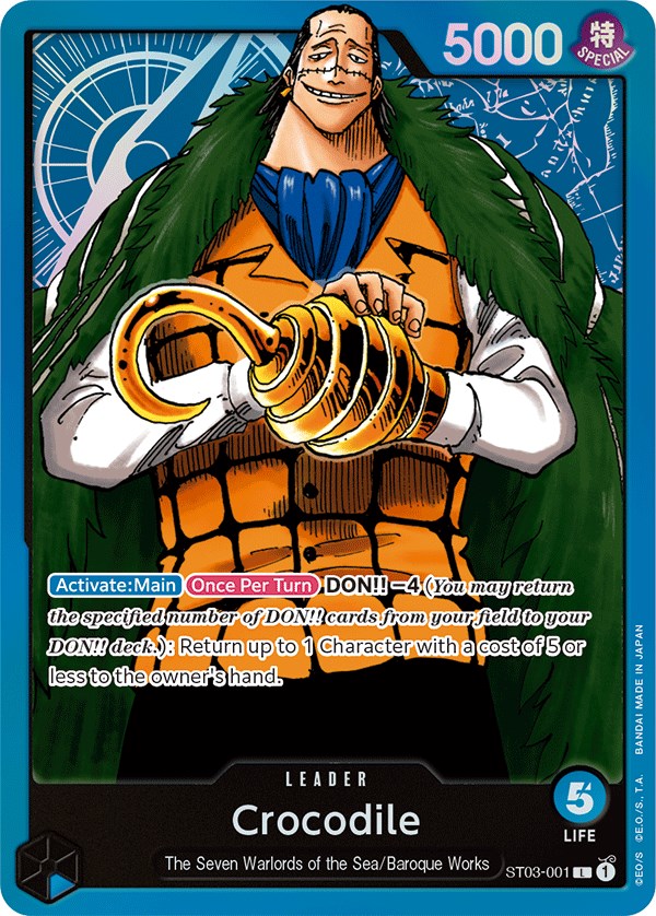 Crocodile (001) [Starter Deck: The Seven Warlords of The Sea] | Gamers Paradise