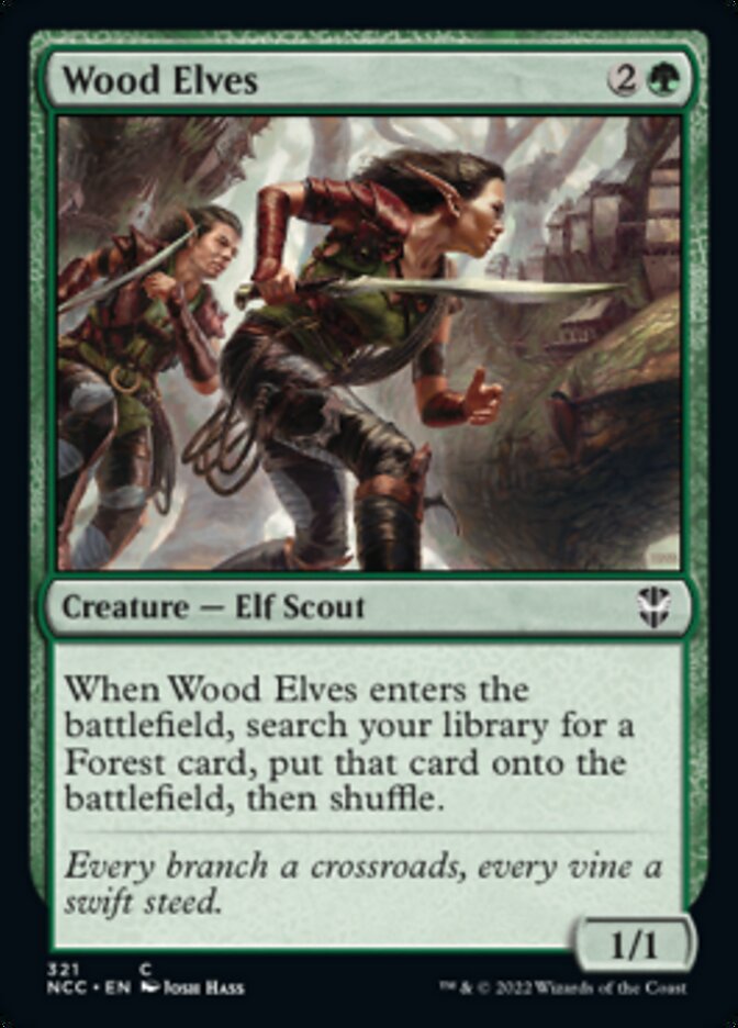 Wood Elves [Streets of New Capenna Commander] | Gamers Paradise
