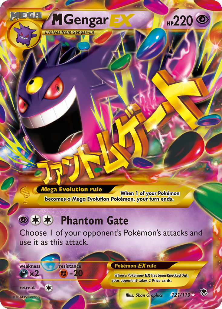 M Gengar EX (121/119) [XY: Phantom Forces] | Gamers Paradise